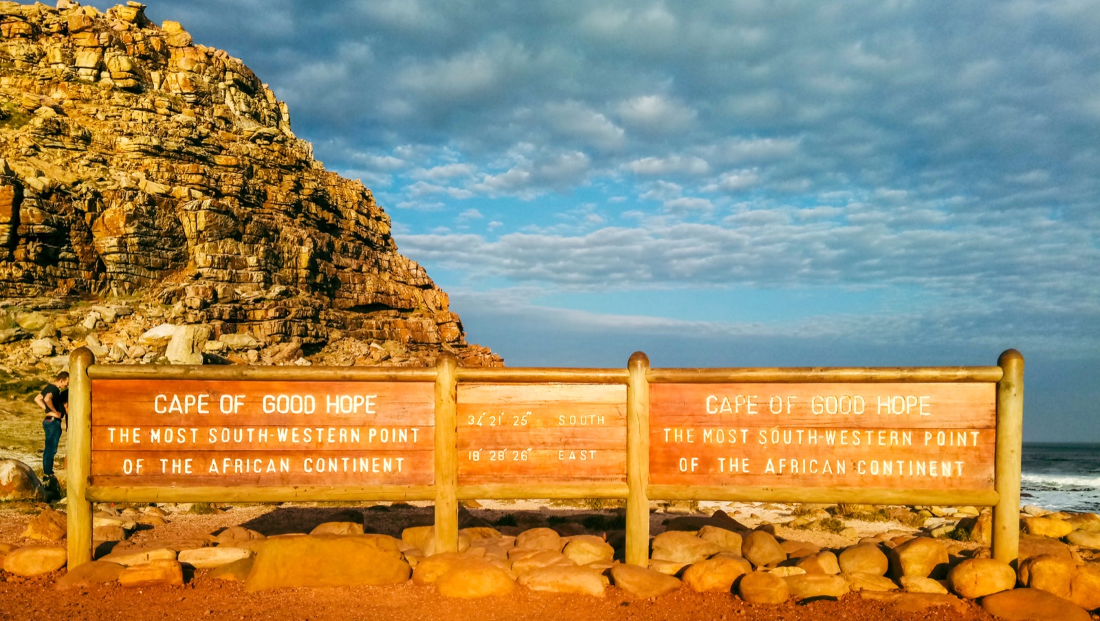 The Cape of Good Hope, where the calabash was filled and the expedition began on 27 April 2007.