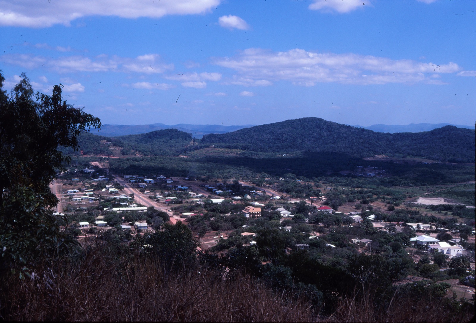 Cooktown from the lookout in 1986, the year the Camel Trophy started from the town.