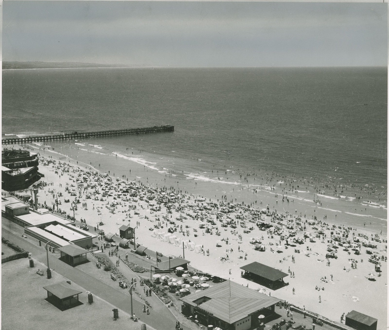 Cape Town in 1954, the year the two station wagons turned for home there.