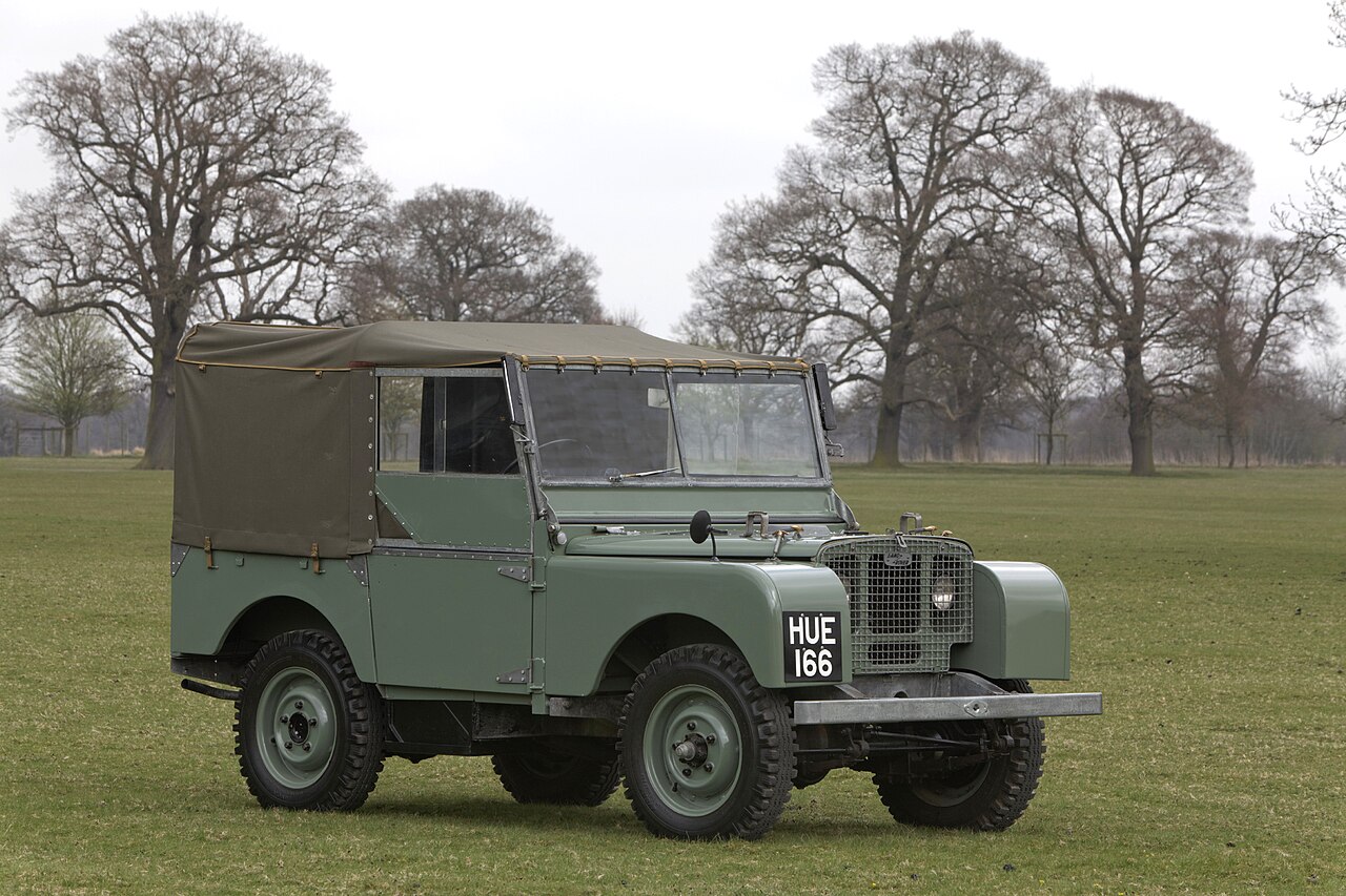 Series I 80″ — The first pre-production 1948 80-inch Series I, photographed for Land Rover's heritage archive